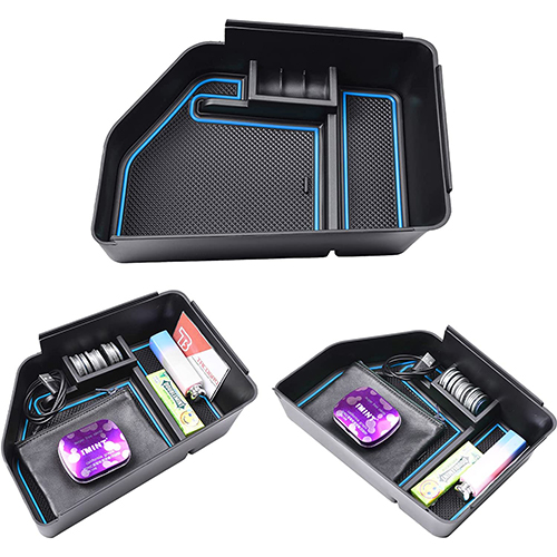 GAFAT Ki-a EV6 GT/GT Line 2021 2022 2023 Contenitore Portaoggetti per Console Centrale, EV6 2023 Vano Portaoggetti Inferiore alla Bracciolo, Compatibile con Accessori Kia EV6